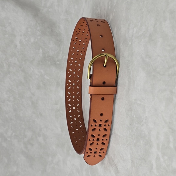 American Eagle Outfitters Accessories - 🆕NWT American Eagle Leather Butterfly Punched Boho Belt
